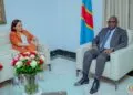 RDC – Belgique : coopération et développement au menu des échanges entre Sama Lukonde et Roxane de Birderling 